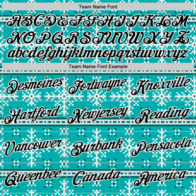 Custom Stitched Blue Black-White 3D Christmas Ugly Sweater Sports Pullover Sweatshirt Hoodie