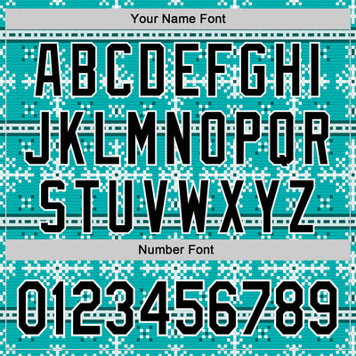 Custom Stitched Blue Black-White 3D Christmas Ugly Sweater Sports Pullover Sweatshirt Hoodie