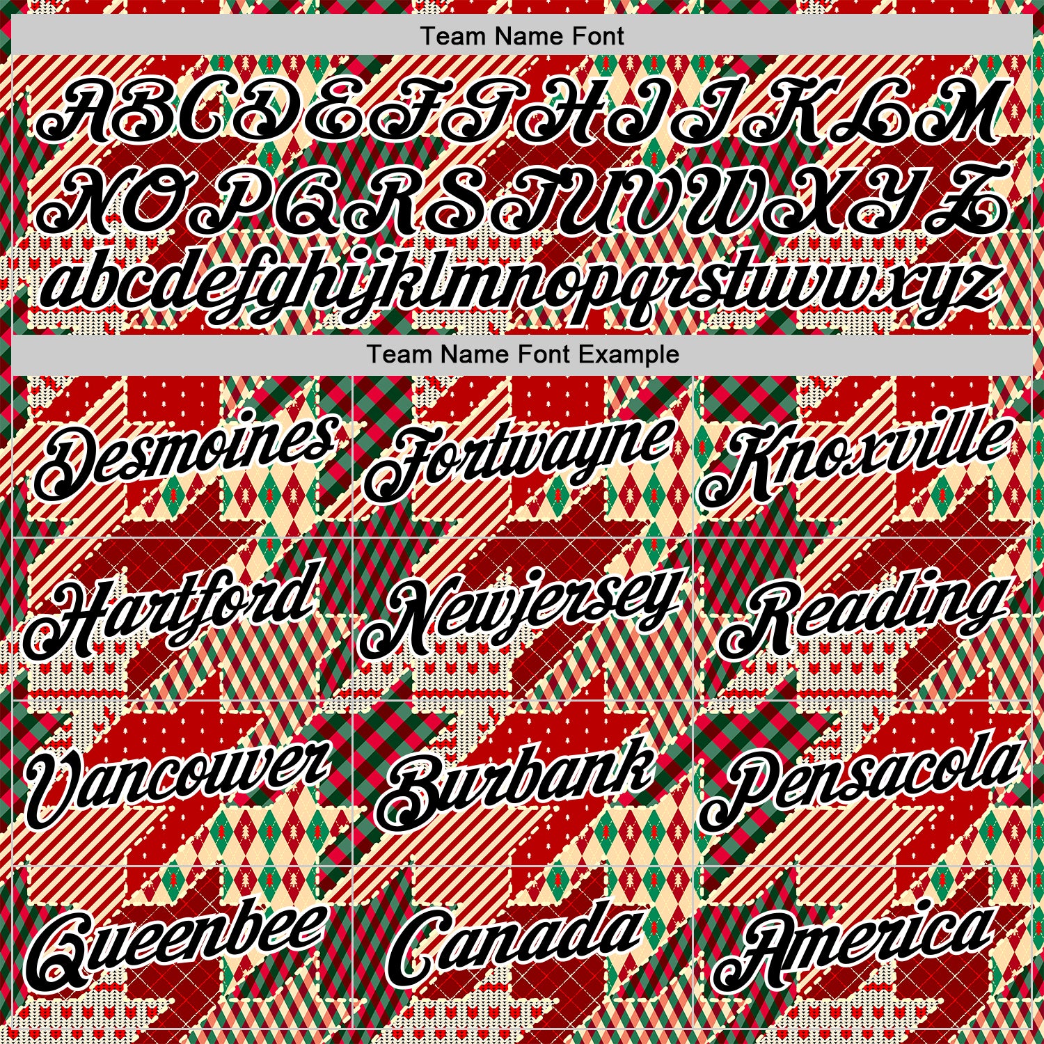 Custom Stitched Red Black-White 3D Christmas Houndstooth Sports Pullover Sweatshirt Hoodie