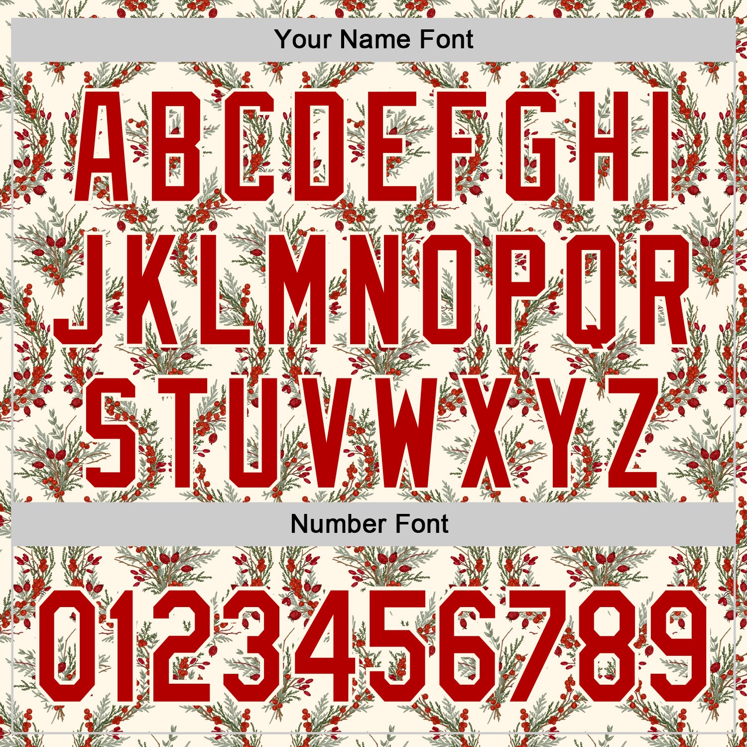 Custom Stitched Cream Red-Cream 3D Christmas Damask Floral Sports Pullover Sweatshirt Hoodie