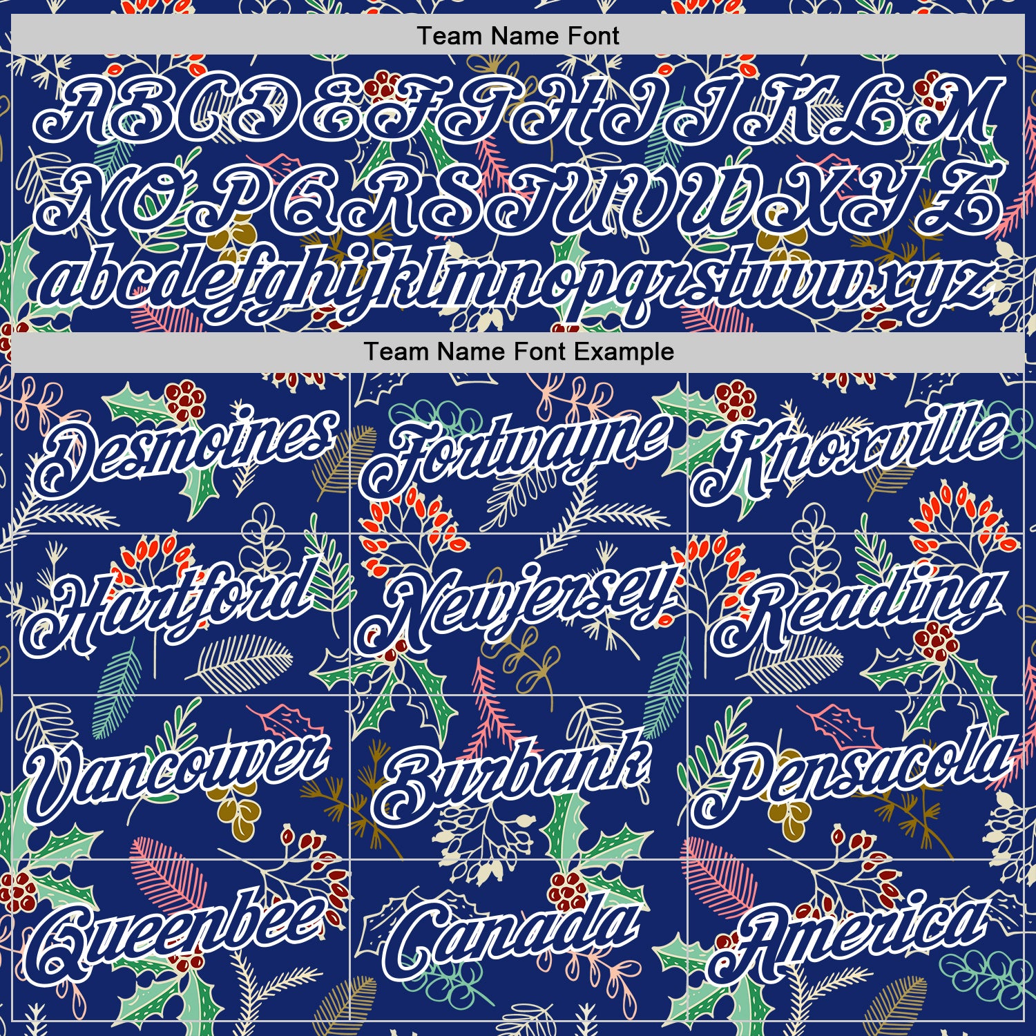 Custom Stitched Royal Royal-White 3D Christmas Sports Pullover Sweatshirt Hoodie