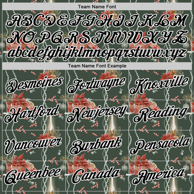 Custom Stitched Green Black-White 3D Christmas Sports Pullover Sweatshirt Hoodie