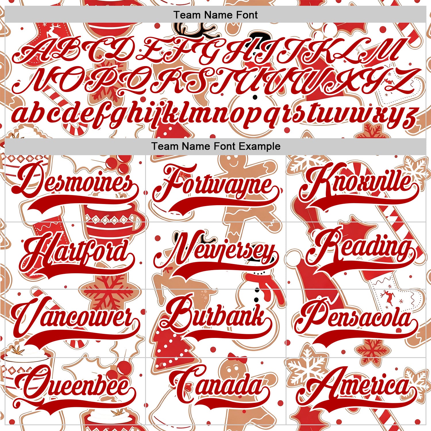 Custom White Red-White 3D Christmas Hockey Lace Neck Jersey