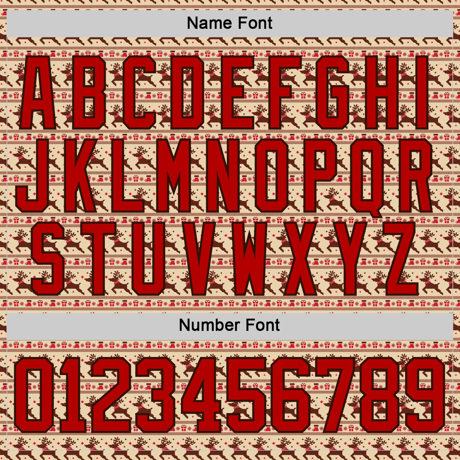 Custom City Cream Red-Brown 3D Christmas Hockey Lace Neck Jersey