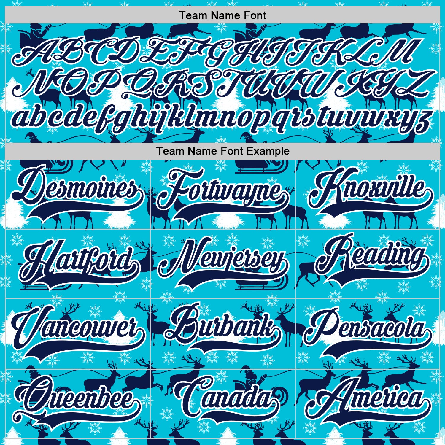 Custom Lakes Blue Navy-White 3D Christmas Hockey Lace Neck Jersey