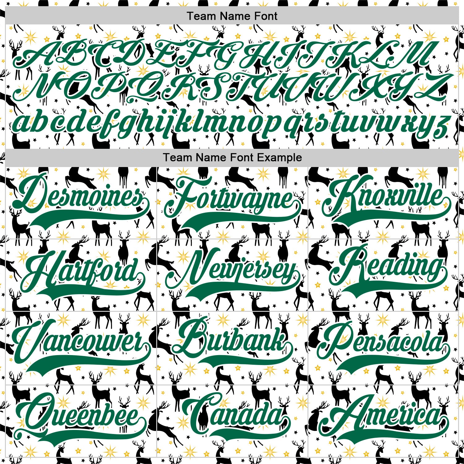 Custom White Kelly Green-White 3D Christmas Hockey Lace Neck Jersey