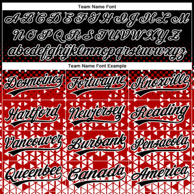 Custom Stitched Red Black-White 3D Pattern Design Geometrico Graph Sports Pullover Sweatshirt Hoodie