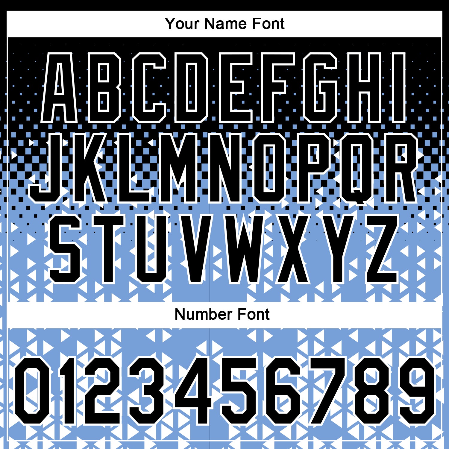 Custom Stitched Light Blue Black-White 3D Pattern Design Geometrico Graph Sports Pullover Sweatshirt Hoodie