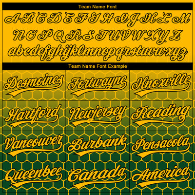 Custom Stitched Green Gold-Black 3D Pattern Design Geometrico Graph Sports Pullover Sweatshirt Hoodie