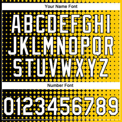 Custom Stitched Gold White-Black 3D Pattern Design Geometrico Graph Sports Pullover Sweatshirt Hoodie