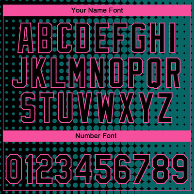 Custom Stitched Teal Black-Pink 3D Pattern Design Geometrico Graph Sports Pullover Sweatshirt Hoodie