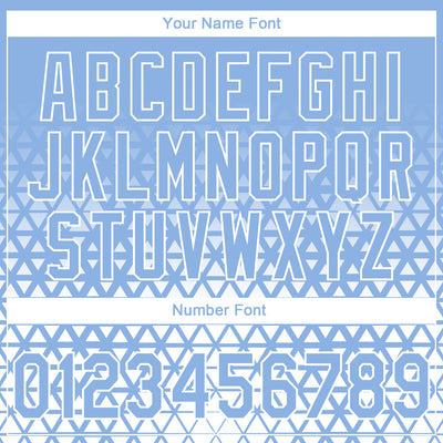 Custom Stitched Light Blue Light Blue-White 3D Pattern Design Geometrico Graph Sports Pullover Sweatshirt Hoodie