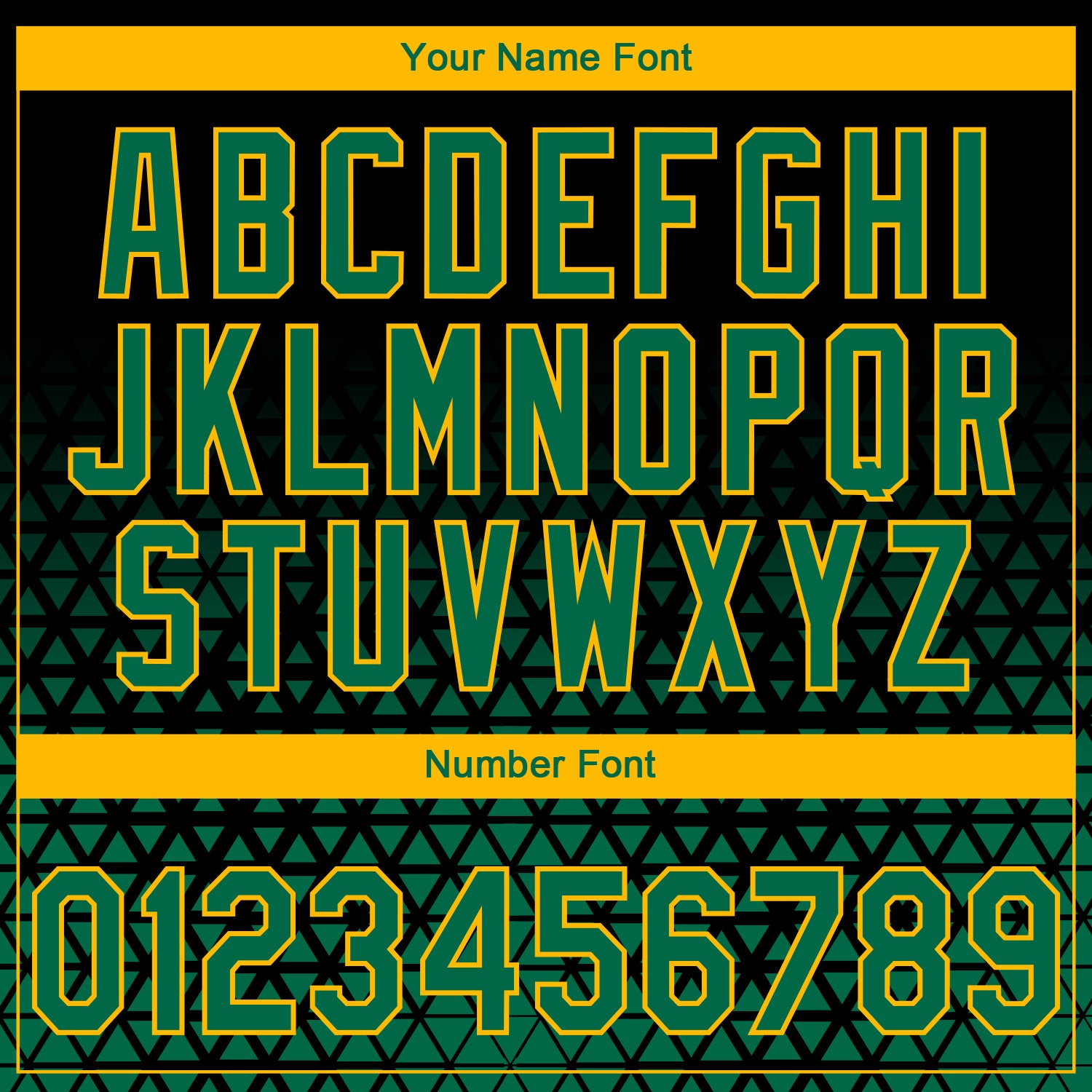 Custom Stitched Black Kelly Green-Gold 3D Pattern Design Geometrico Graph Sports Pullover Sweatshirt Hoodie