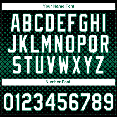 Custom Stitched Black White-Kelly Green 3D Pattern Design Geometrico Graph Sports Pullover Sweatshirt Hoodie