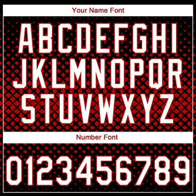 Custom Stitched Black White-Red 3D Pattern Design Geometrico Graph Sports Pullover Sweatshirt Hoodie