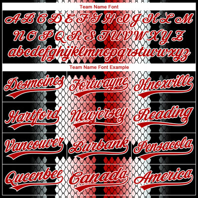 Custom Stitched Black Red-White 3D Pattern Design Geometrico Graph Sports Pullover Sweatshirt Hoodie