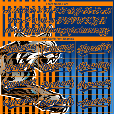 Custom Stitched Powder Blue US Navy Blue-Bay Orange 3D Pattern Design Leopardo Sports Pullover Sweatshirt Hoodie