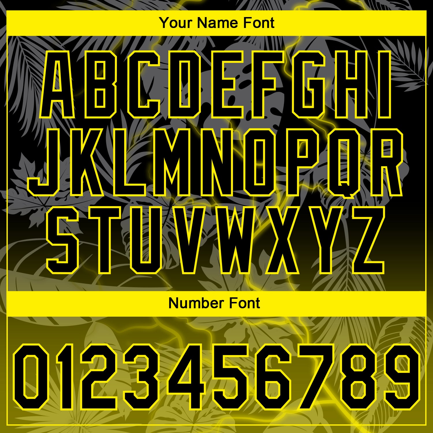 Custom Stitched Black Black-Light Yellow 3D Pattern Design Leopardo Sports Pullover Sweatshirt Hoodie