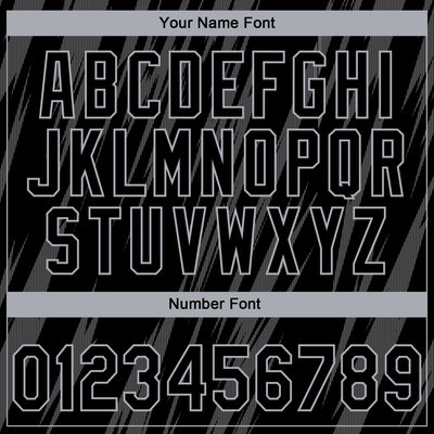 Custom Stitched Steel Gray Black-Gray 3D Pattern Design Leopardo Sports Pullover Sweatshirt Hoodie