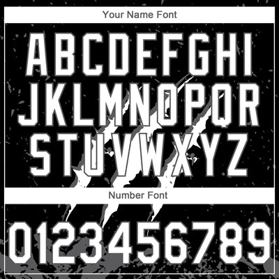 Custom Stitched Black White-Steel Gray 3D Pattern Design Leopardo Scratch Sports Pullover Sweatshirt Hoodie