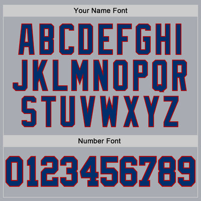 Custom Gray US Navy Blue-Red 3D Pattern Design Game Day Columbus Inspired Sports Pullover Sweatshirt Hoodie