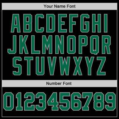 Custom Black Kelly Green-Gray 3D Pattern Design Game Day Dallas Inspired Sports Pullover Sweatshirt Hoodie