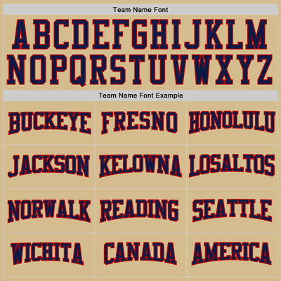 Custom Vegas Gold Navy-Red 3D Pattern Design Game Day Florida Inspired Sports Pullover Sweatshirt Hoodie