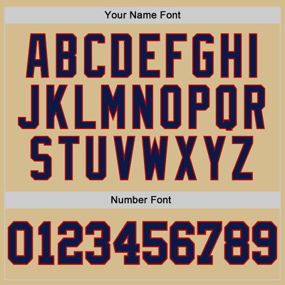 Custom Vegas Gold Navy-Red 3D Pattern Design Game Day Florida Inspired Sports Pullover Sweatshirt Hoodie