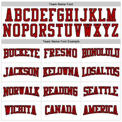 Custom White Red-Black 3D Pattern Design Game Day New Jersey Inspired Sports Pullover Sweatshirt Hoodie