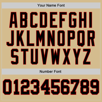 Custom Vegas Gold Black-Red 3D Pattern Design Game Day Vegas Inspired Sports Pullover Sweatshirt Hoodie