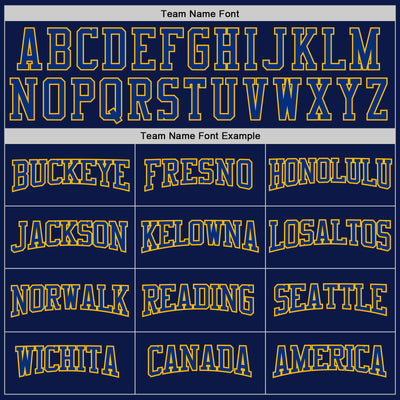 Custom Navy Royal-Gold 3D Pattern Design Game Day St.Louis Inspired Sports Pullover Sweatshirt Hoodie