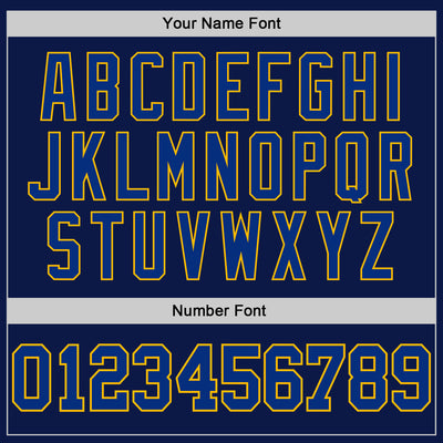 Custom Navy Royal-Gold 3D Pattern Design Game Day St.Louis Inspired Sports Pullover Sweatshirt Hoodie