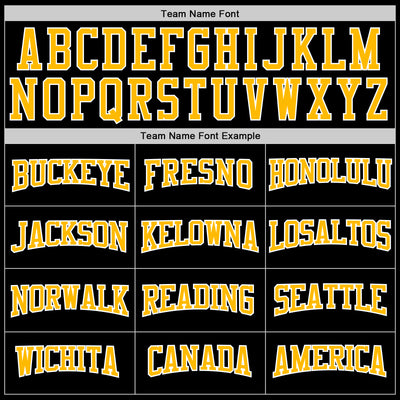 Custom Black Gold-White 3D Pattern Design Game Day Boston Inspired Sports Pullover Sweatshirt Hoodie