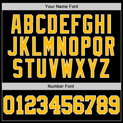 Custom Black Gold-White 3D Pattern Design Game Day Boston Inspired Sports Pullover Sweatshirt Hoodie