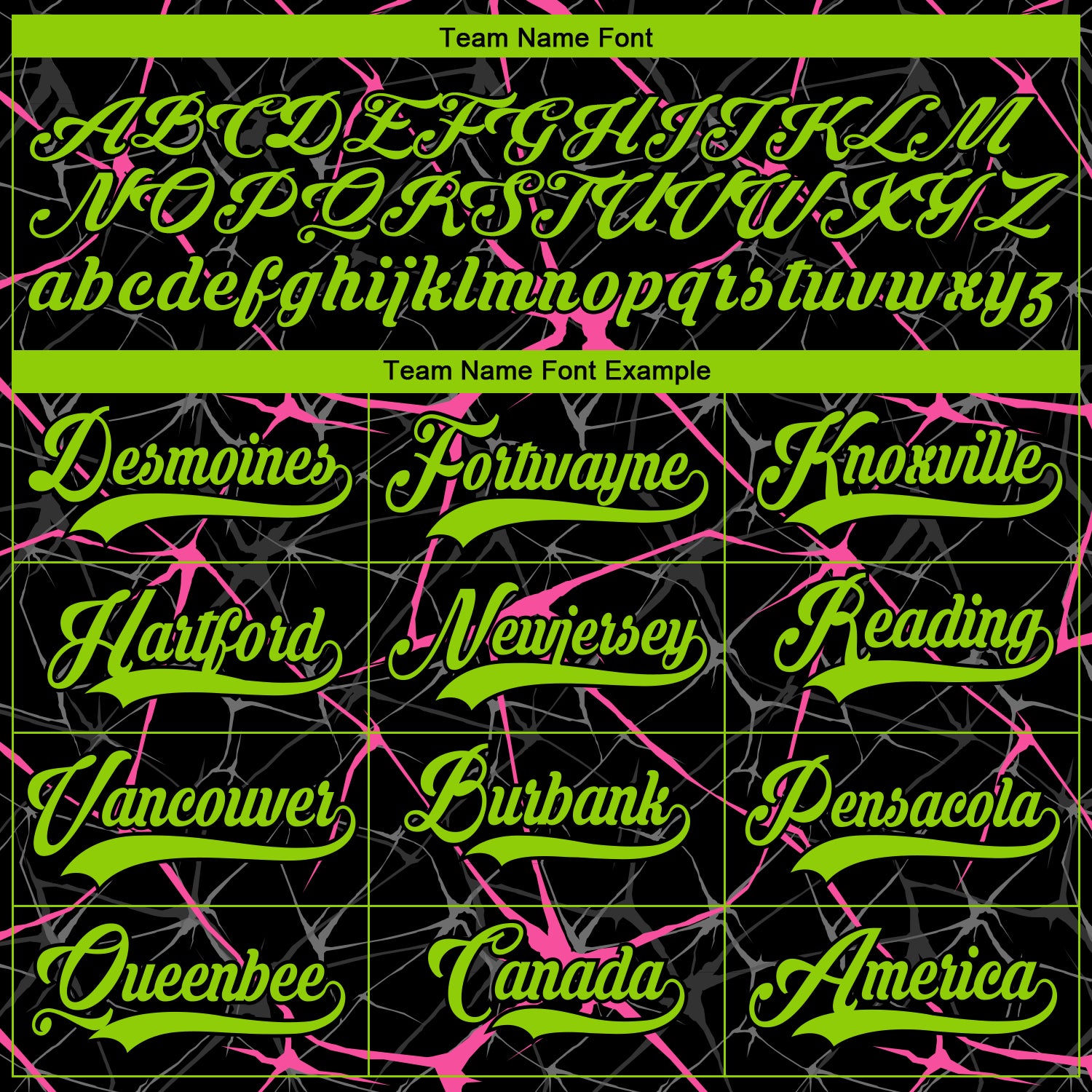 Custom Black Neon Green-Pink 3D Pattern Abstract Network Hockey Lace Neck Jersey