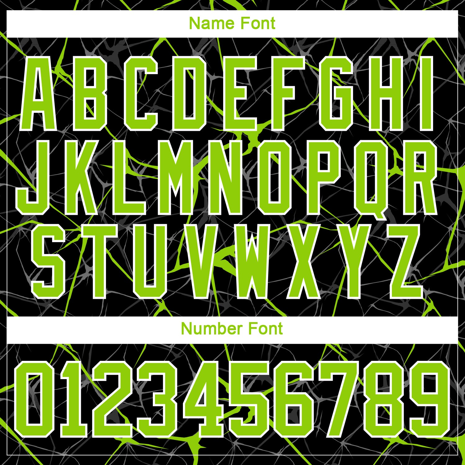 Custom Black Neon Green-White 3D Pattern Abstract Network Hockey Lace Neck Jersey