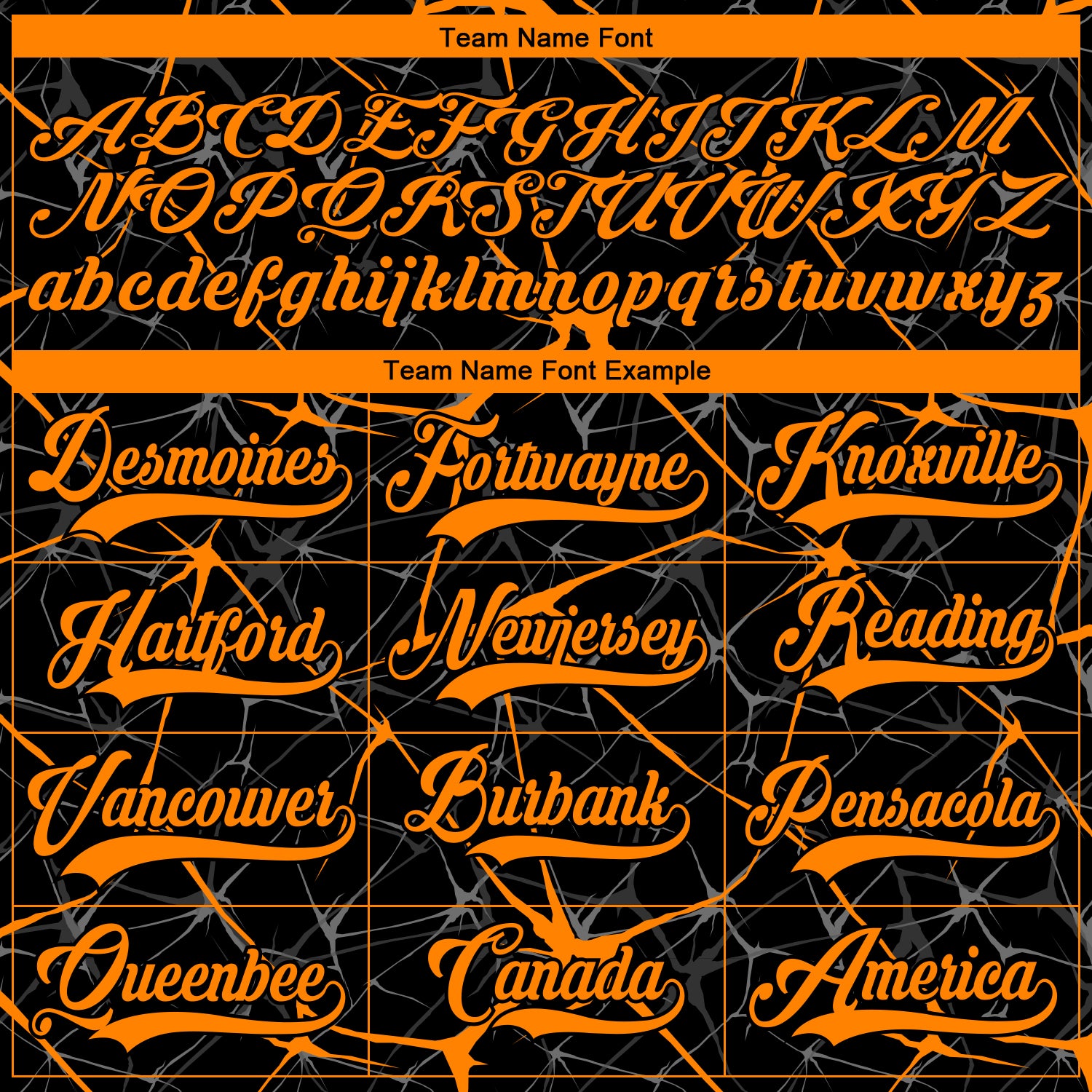 Custom Black Bay Orange-White 3D Pattern Abstract Network Hockey Lace Neck Jersey