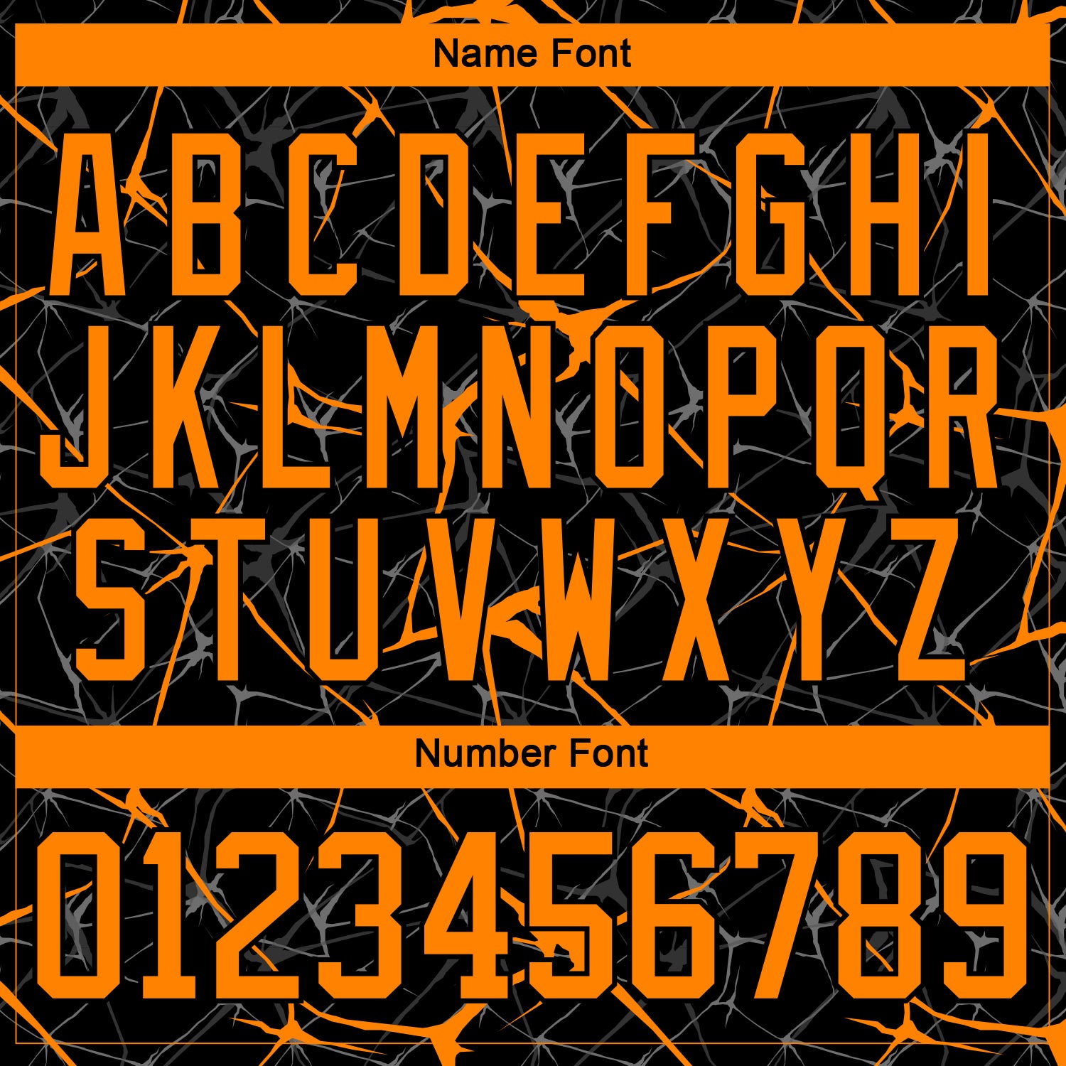 Custom Black Bay Orange-White 3D Pattern Abstract Network Hockey Lace Neck Jersey