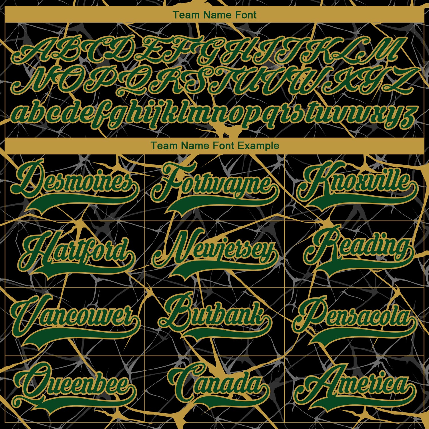 Custom Black Green-Old Gold 3D Pattern Abstract Network Hockey Lace Neck Jersey