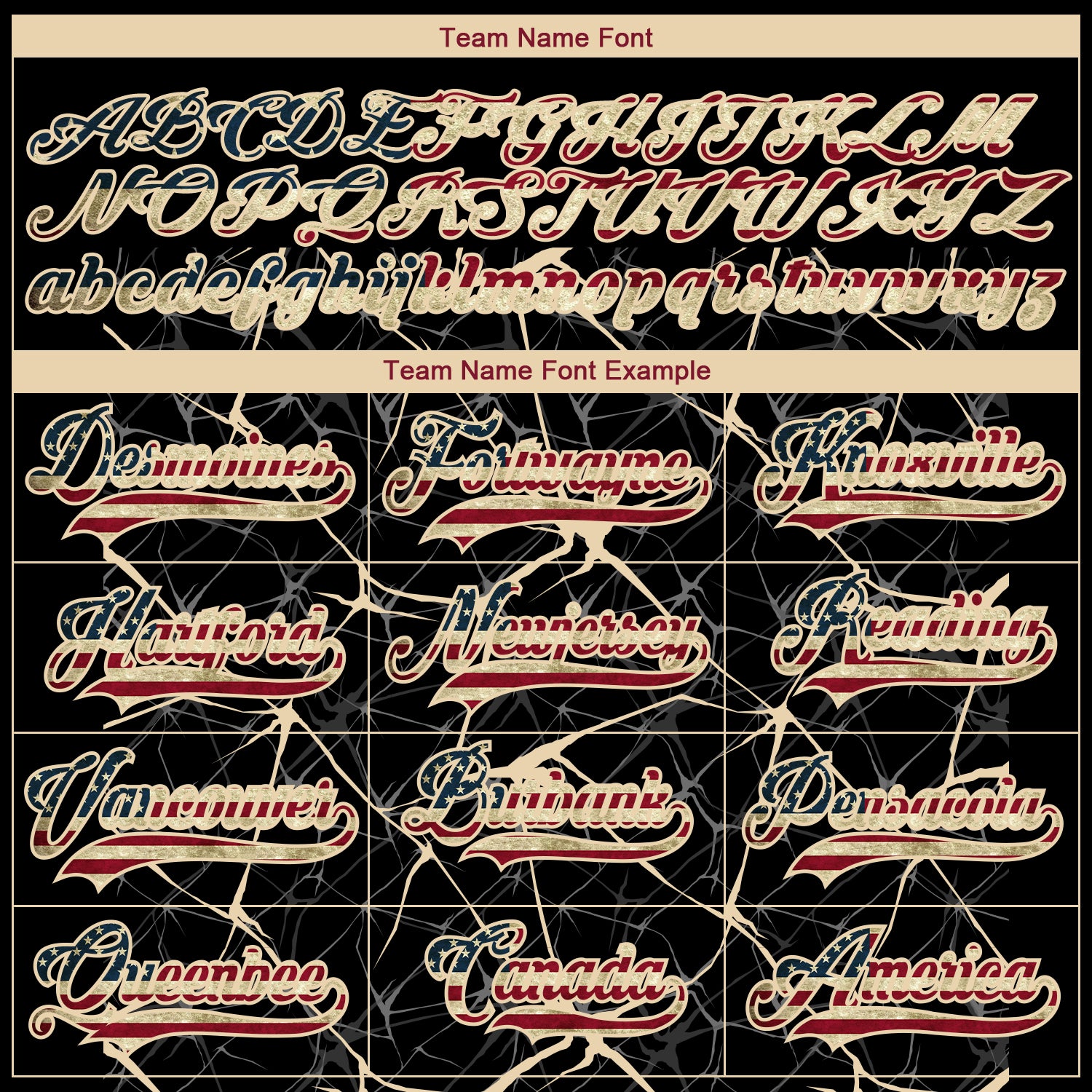 Custom Black Vintage USA Flag Crimson-City Cream 3D Pattern Abstract Network Hockey Lace Neck Jersey