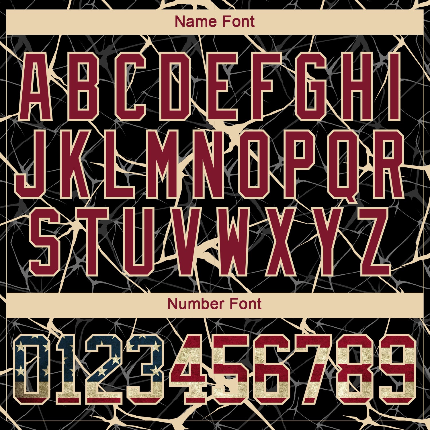 Custom Black Vintage USA Flag Crimson-City Cream 3D Pattern Abstract Network Hockey Lace Neck Jersey