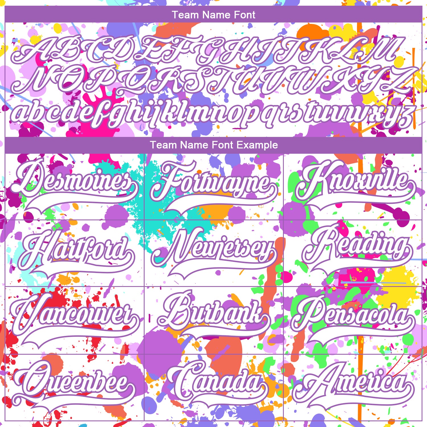 Custom Graffiti Pattern White Medium Purple-Gold 3D Splash Art Hockey Lace Neck Jersey