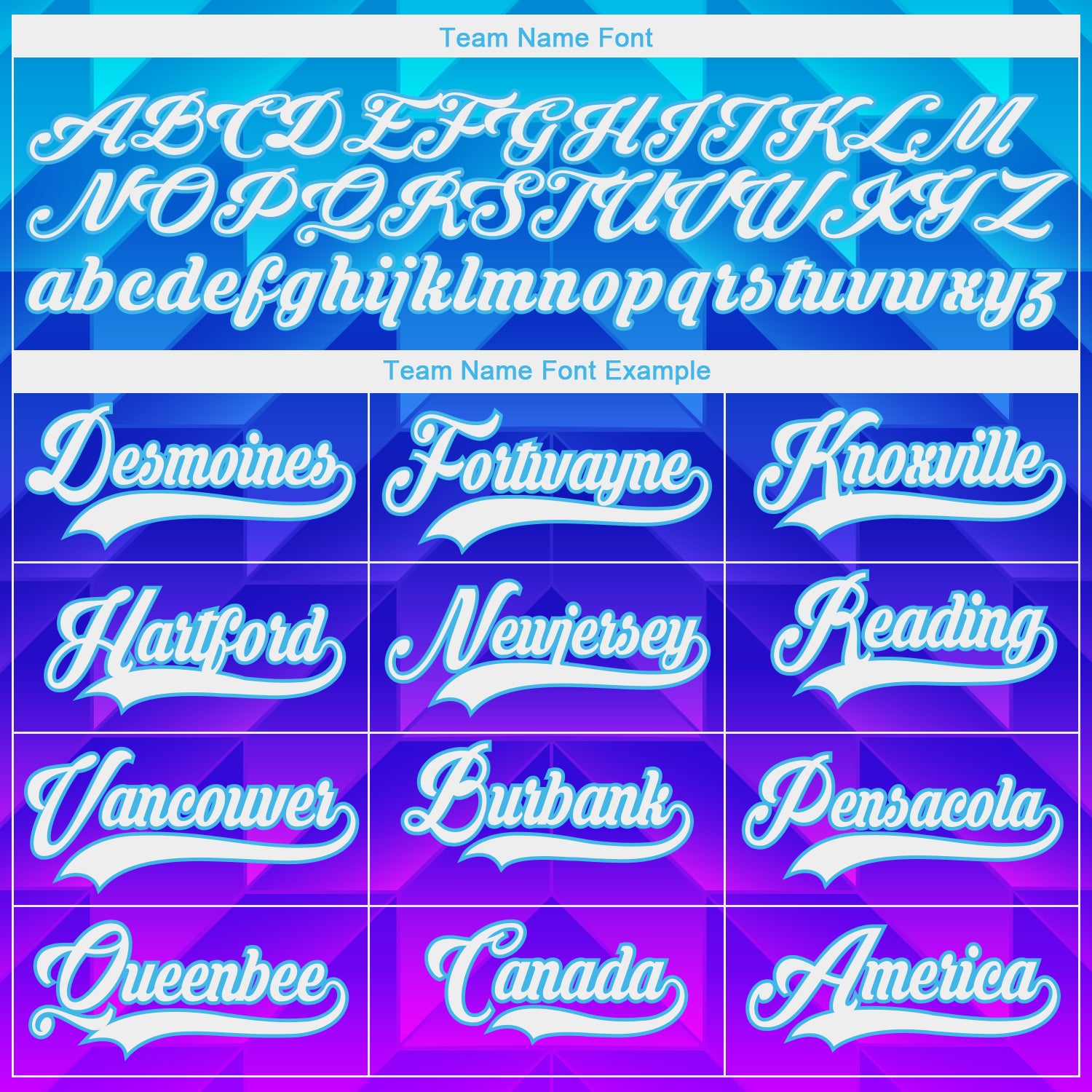 Custom Blue White Sky Blue-Purple 3D Pattern Gradient Geometric Shape Hockey Lace Neck Jersey