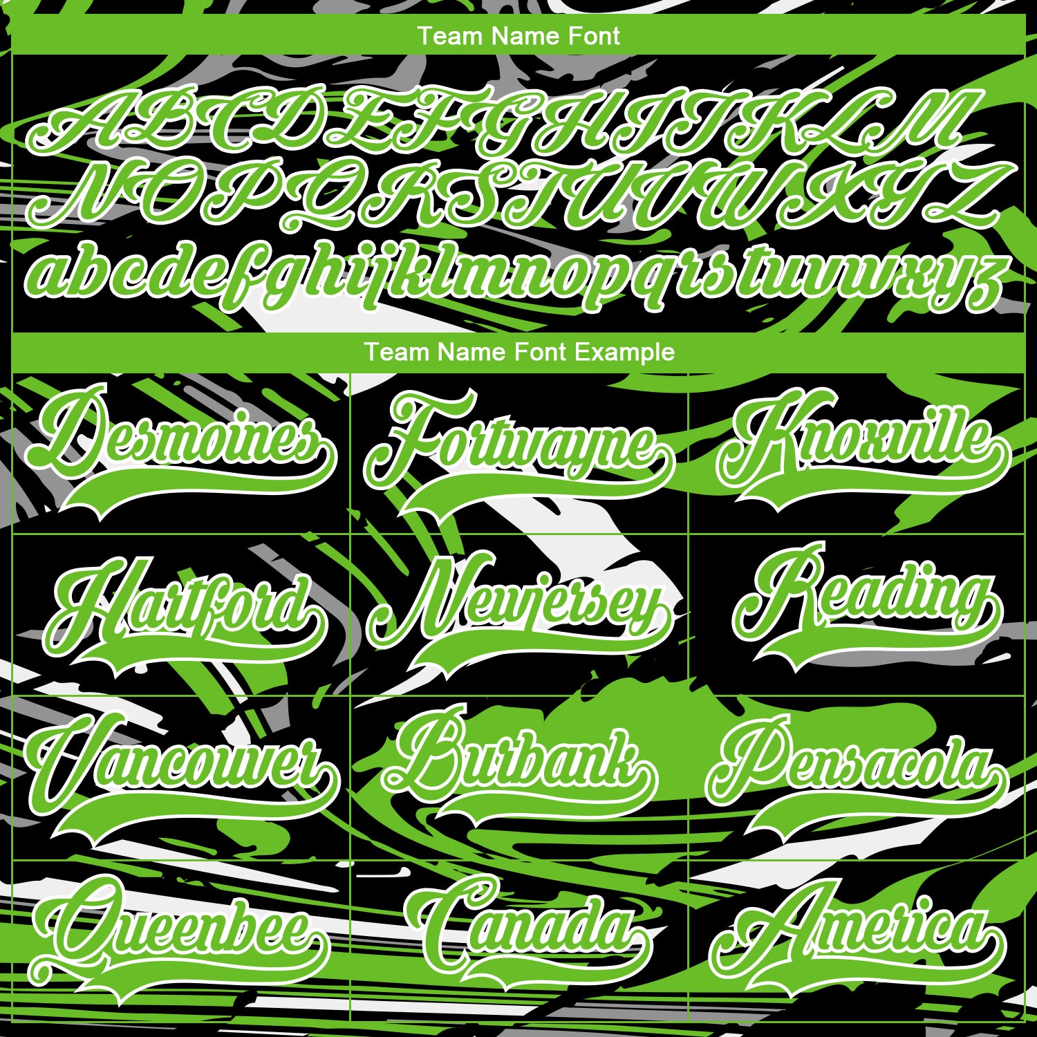 Custom Figure Aurora Green Black-White 3D Pattern Fluid Art Hockey Lace Neck Jersey