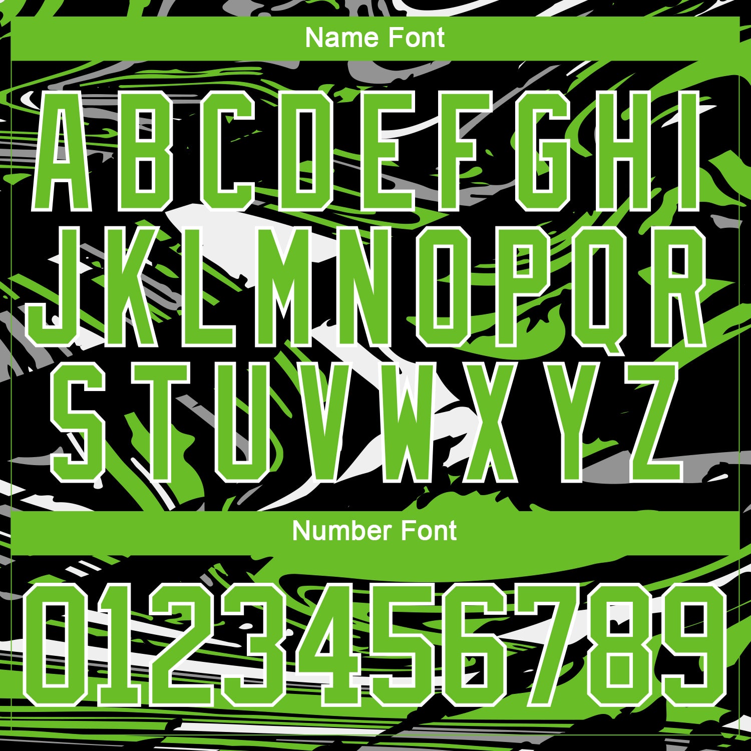 Custom Figure Aurora Green Black-White 3D Pattern Fluid Art Hockey Lace Neck Jersey