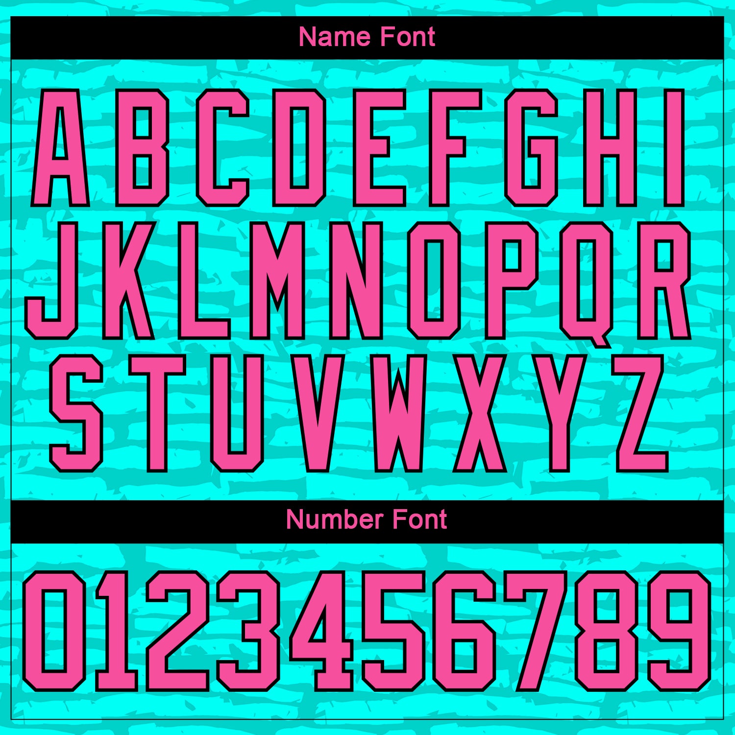 Custom Aqua Pink Black-White 3D Pattern Fragment Art Hockey Lace Neck Jersey