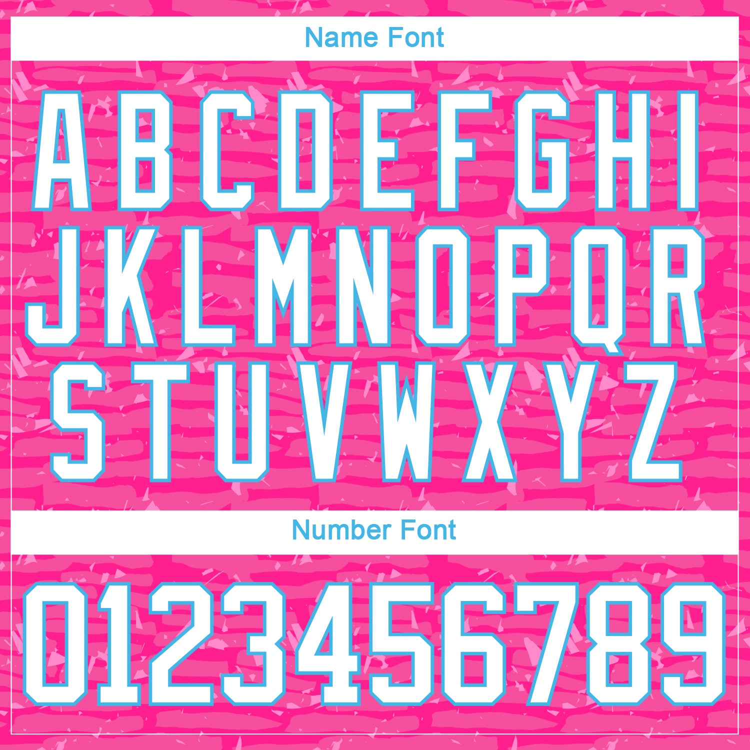 Custom Pink White-Sky Blue 3D Pattern Fragment Art Hockey Lace Neck Jersey