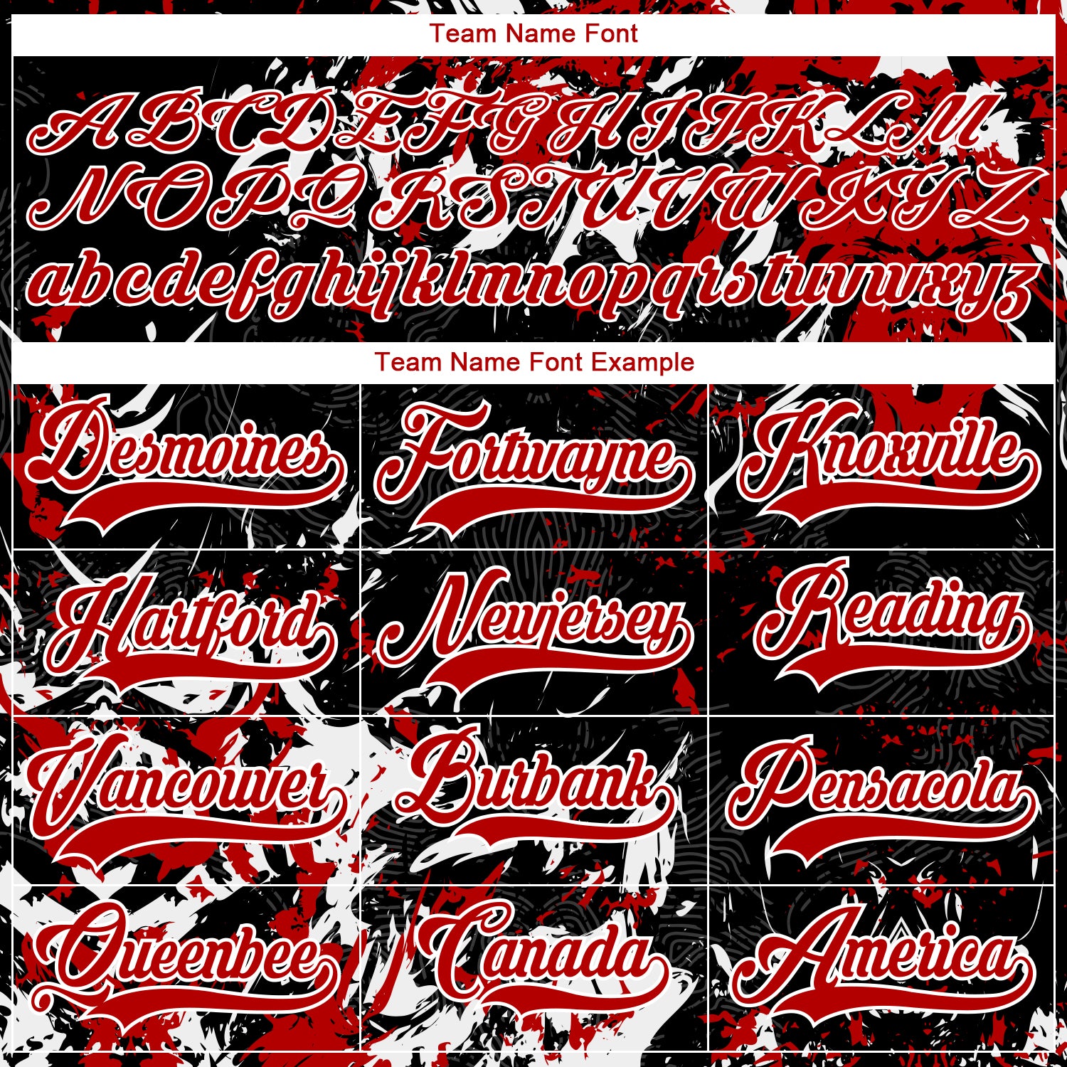 Custom Black Red-White 3D Fluid Art Splash Hockey Lace Neck Jersey