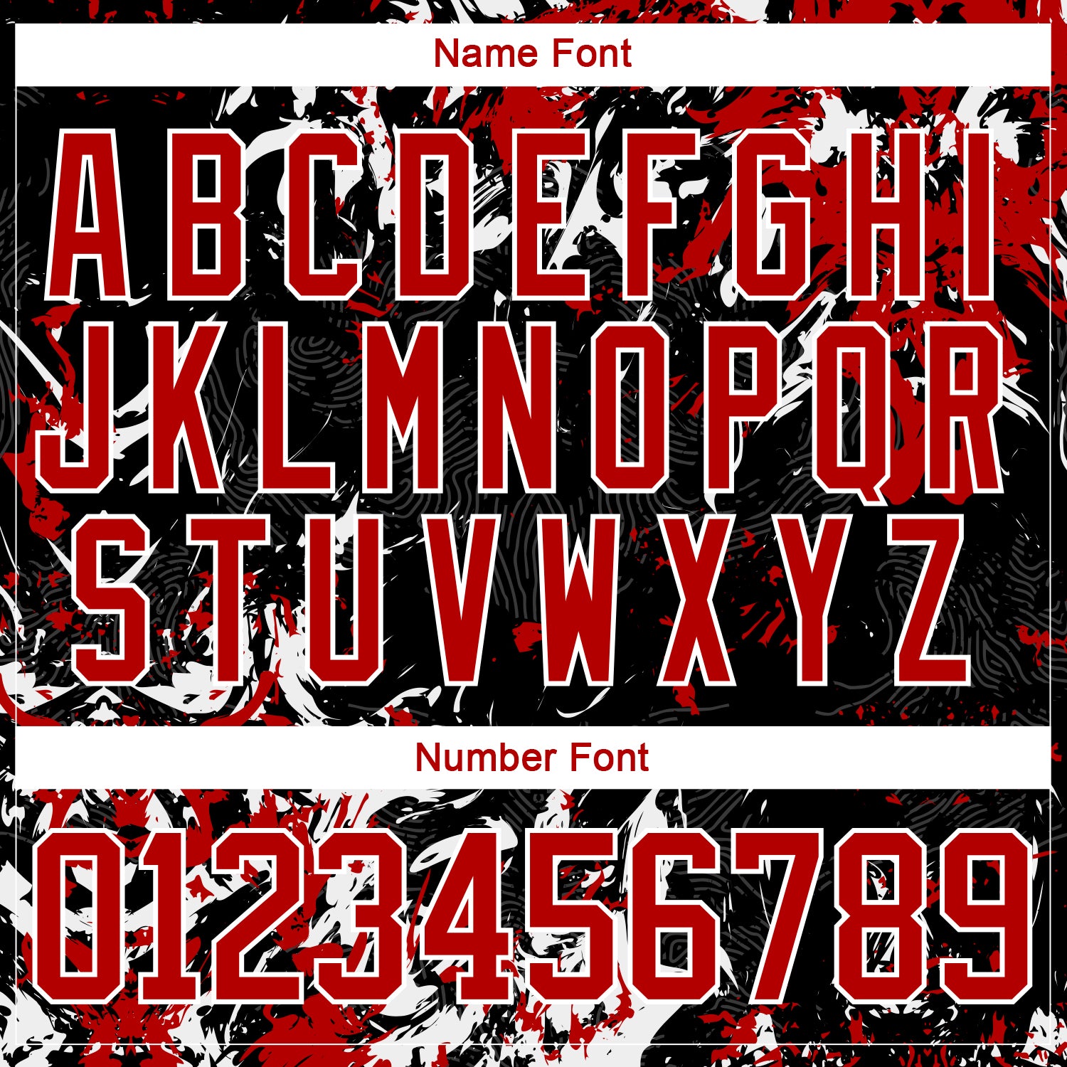 Custom Black Red-White 3D Fluid Art Splash Hockey Lace Neck Jersey