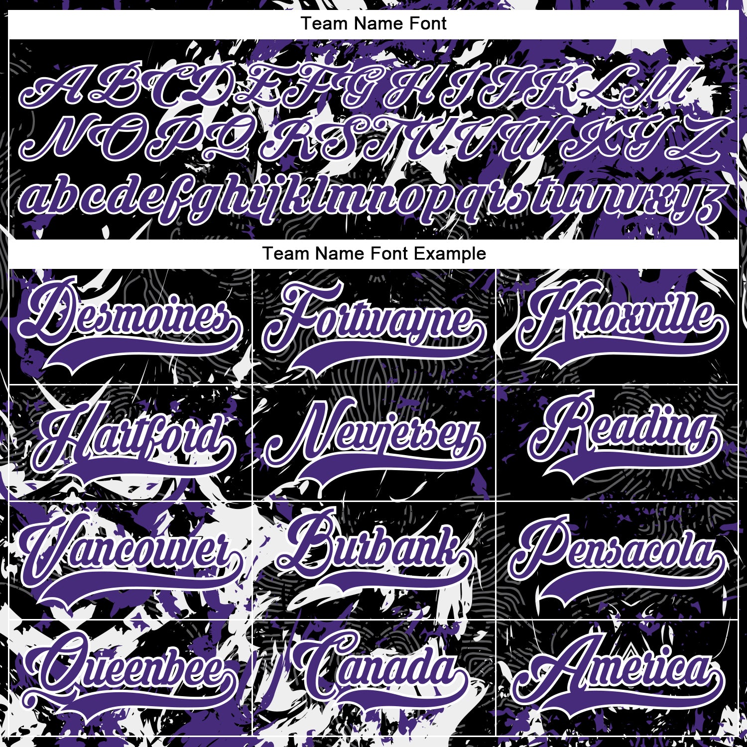 Custom Black Purple-White 3D Fluid Art Splash Hockey Lace Neck Jersey